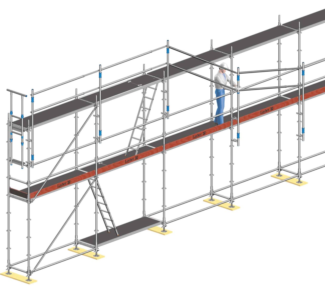 Advance Guardrail System Layher The Scaffolding System