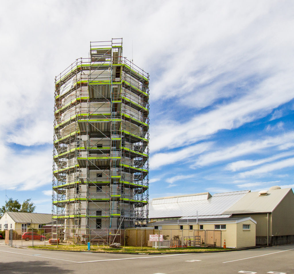 Woodbourne Water Tower required maintenance and Scaffold Marlborough were up to the job to provide access