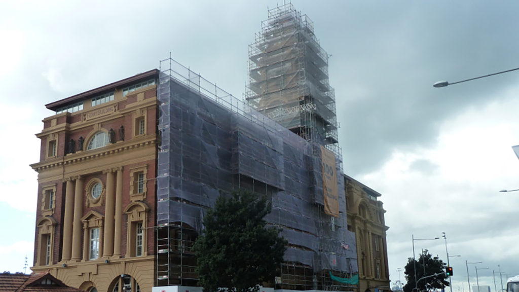 Ferry Building on Quay Street by South Pacific Scaffolding