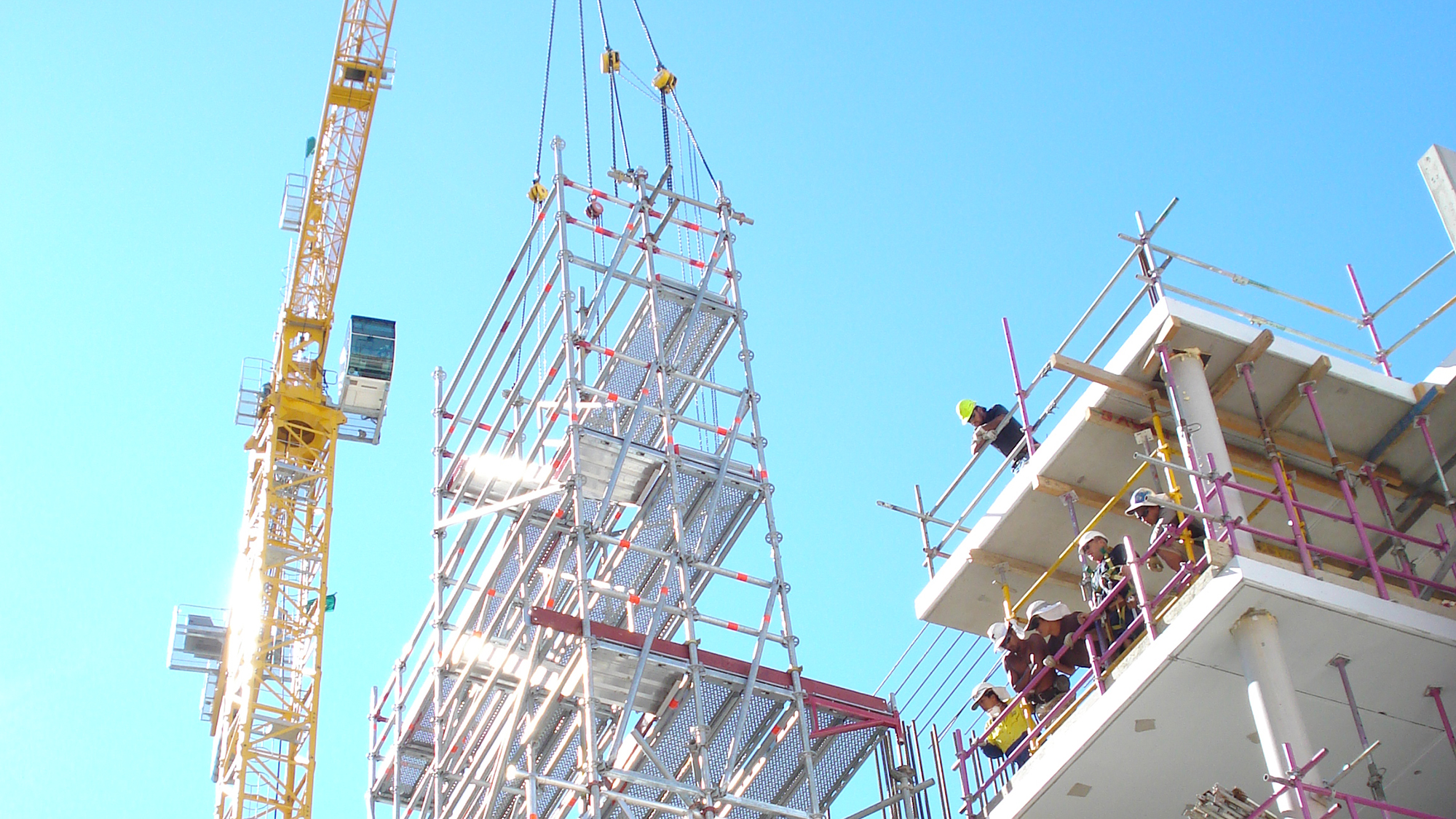 Flying Scaffold by Celtic Scaffolding