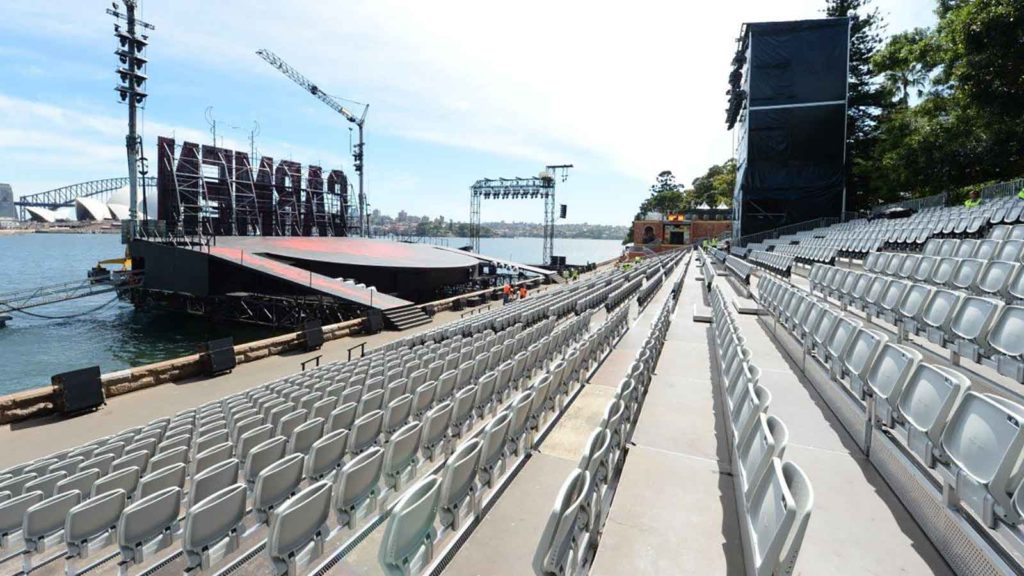 Grandstand Seating on Sydney Harbour by Clifton Productions