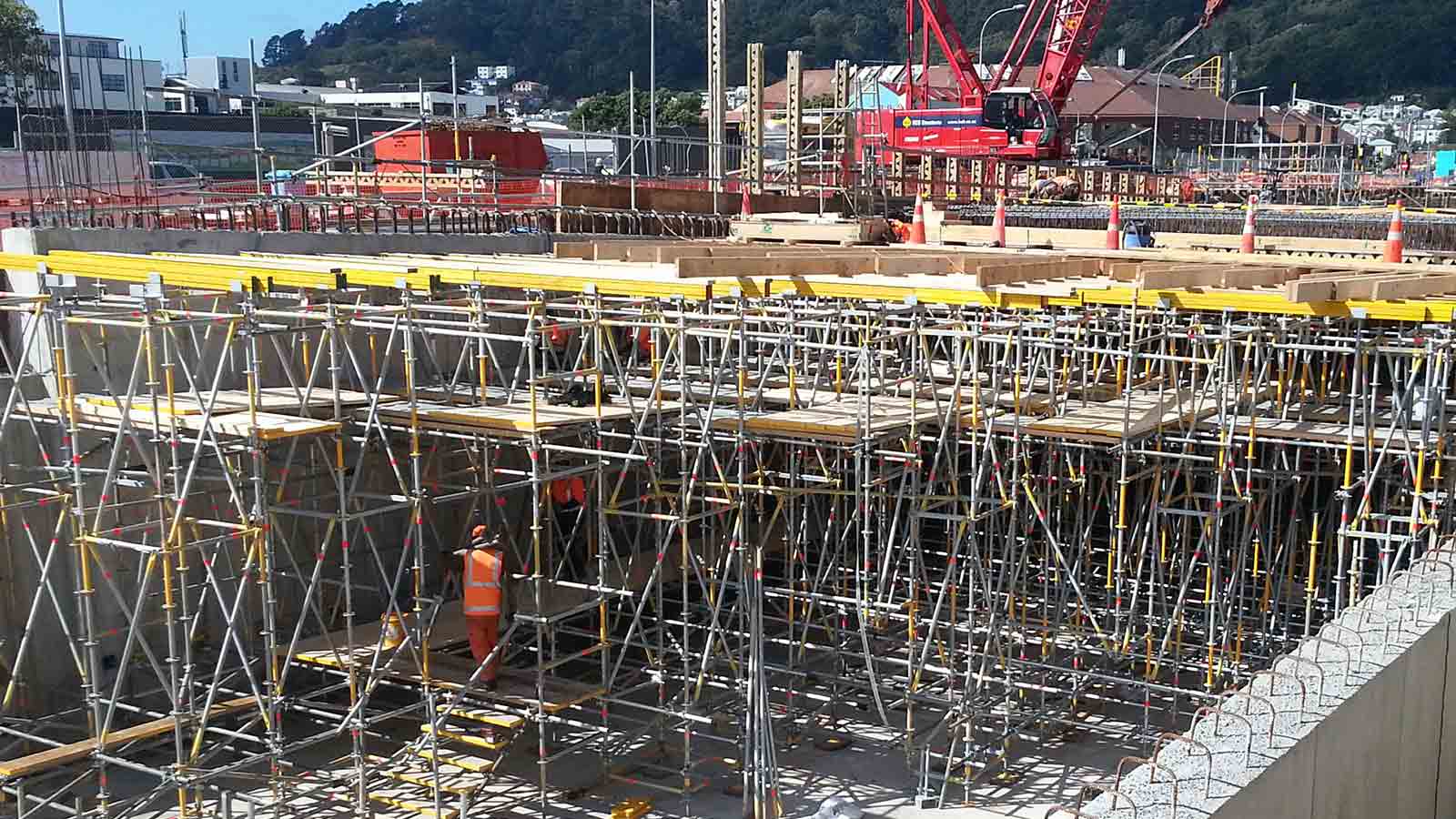 National War Memorial Park Underpass by Wellington Scaffolding