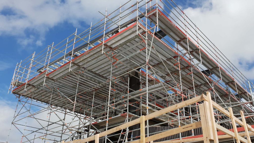 Nga Puna Wai Grandstand - Layher. The Scaffolding System.