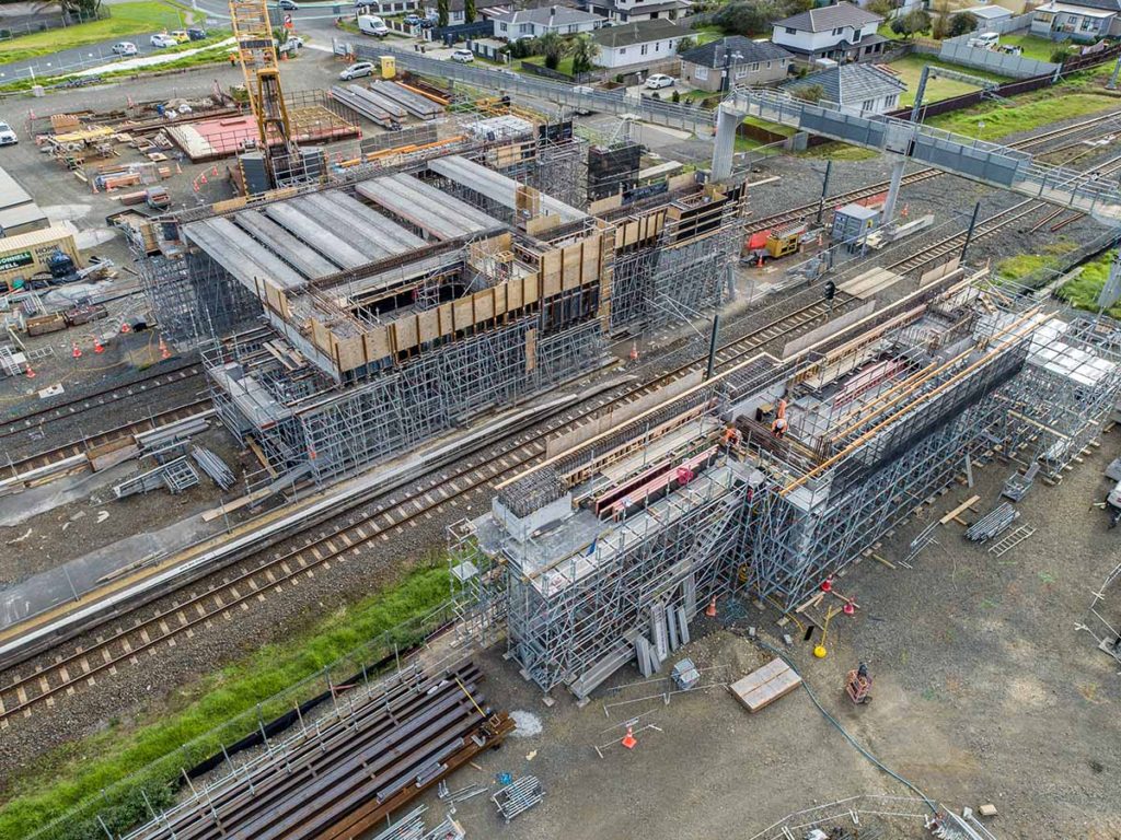 Propping project by TPL Access at Auckland railway station