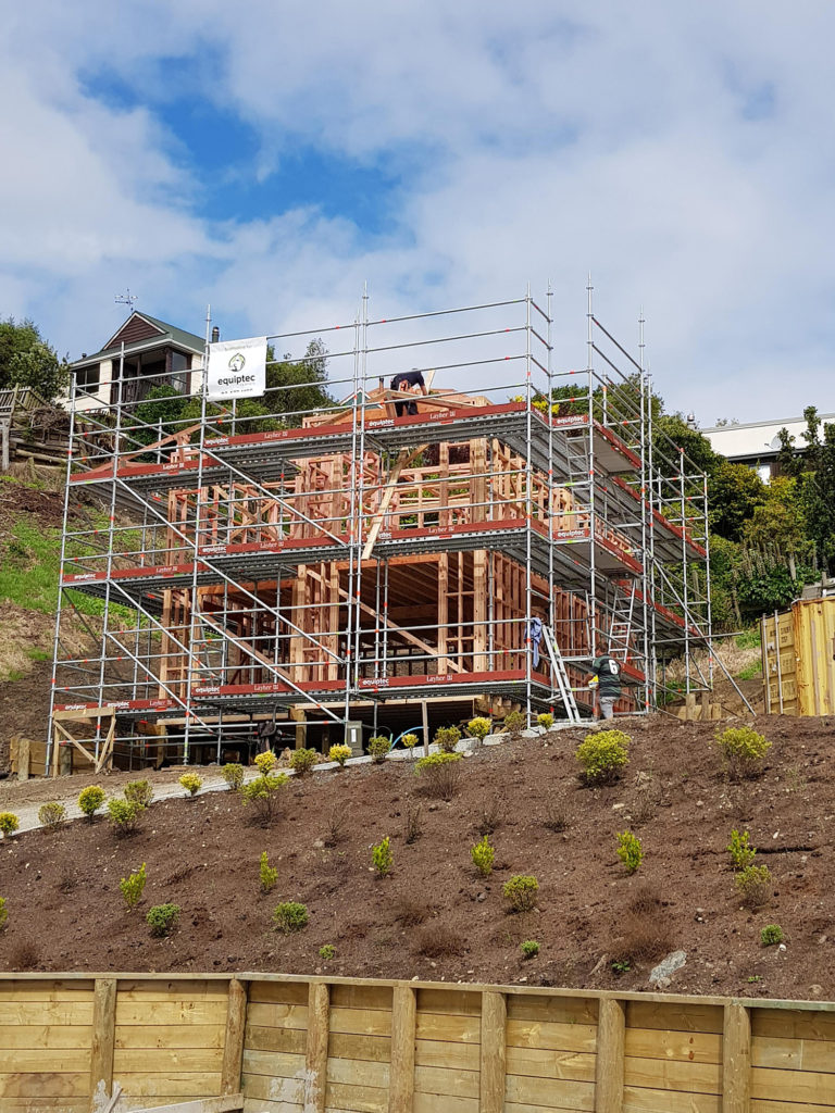 Residential scaffold savings for construction and building projects