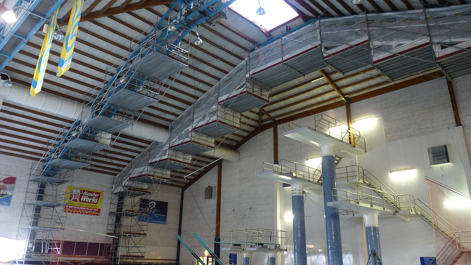 Scaffold Arches (Kilbirnie Swimming Pool) by Instant Access NZ