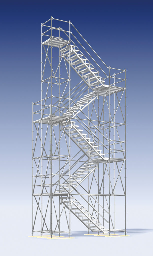 Layher Stairway Tower 200 - for light foot traffic