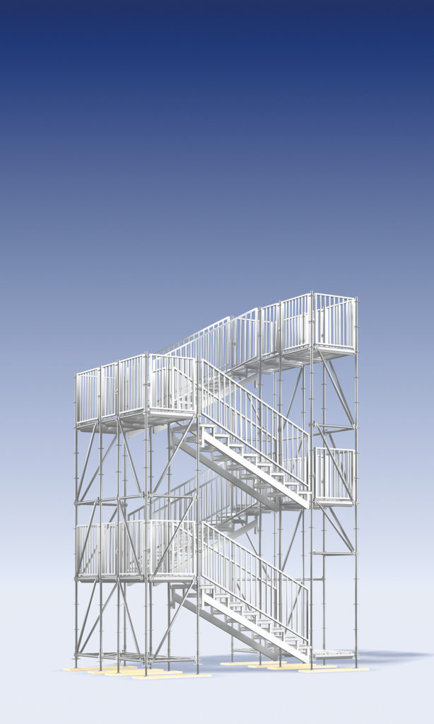 Layher Stairway Tower 750 - for public access