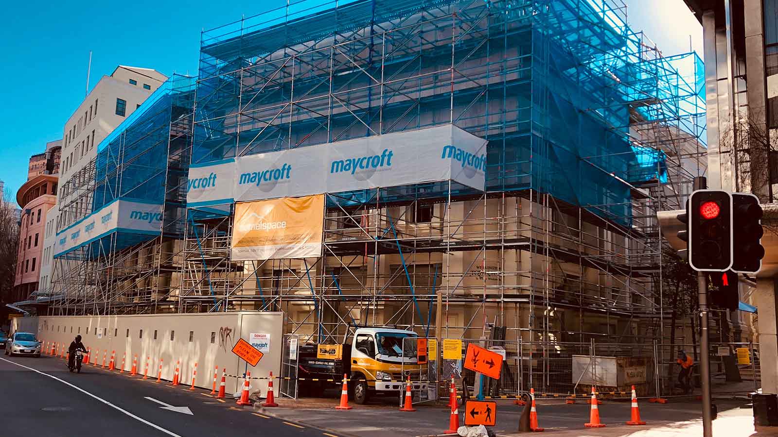 Wellington Town Hall Strengthening by Camelspace