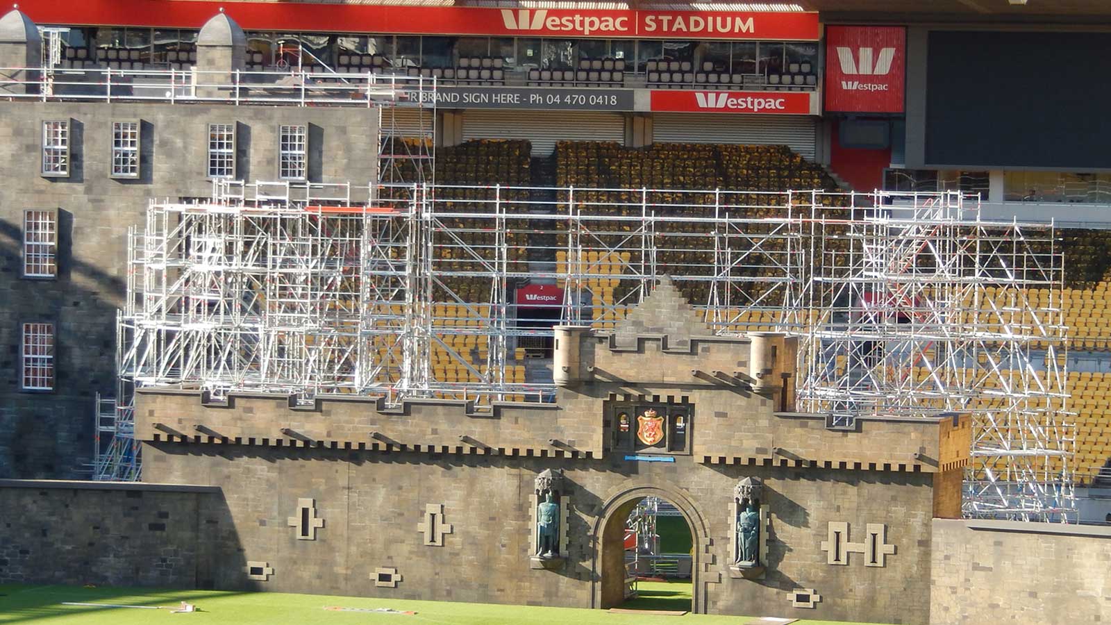 Westpac Stadium Tattoo by Geeves Scaffolding